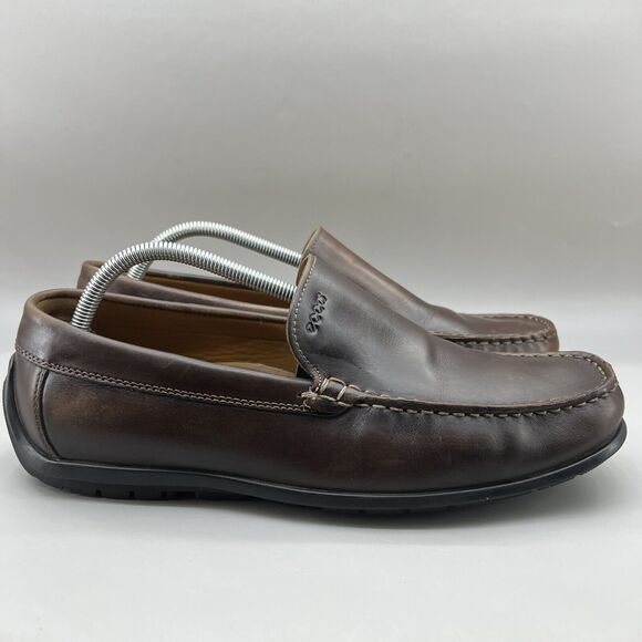 Ecco Classic Moc 2.0 Driving Loafers Men Size 10 10.5 US, 44 EU Brown Low Shoes - Picture 1 of 10